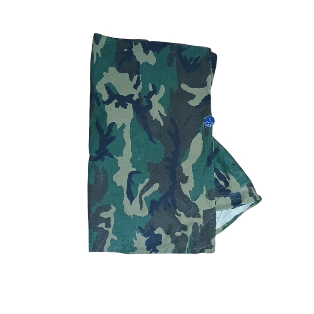 Wraparound camo skirt